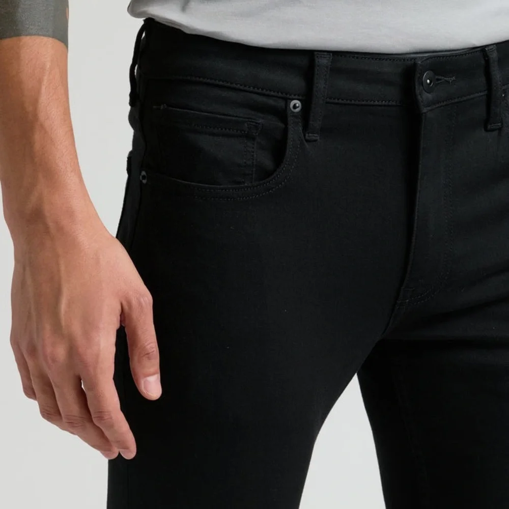 True classic Straight High-Stretch Jeans black‎ 36X32 New With Tags